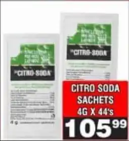 Advance Cash n Carry Citro soda sachets offer