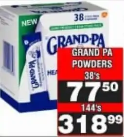Advance Cash n Carry Grand pa powders offer