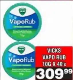 Advance Cash n Carry Vicks Vapo Rub offer