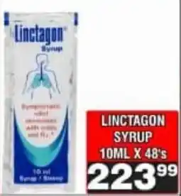 Advance Cash n Carry Linctagon Syrup offer