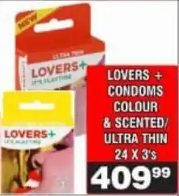 Advance Cash n Carry Lovers+ condoms colour & scented/ ultra thin offer
