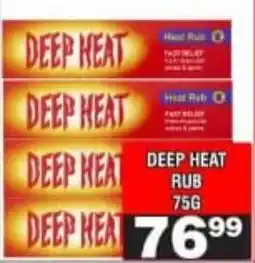 Advance Cash n Carry Deep Heat Rub offer