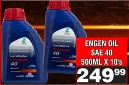 Advance Cash n Carry Engen oil sae40 offer