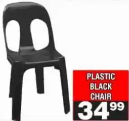 Advance Cash n Carry Plastic black chair offer