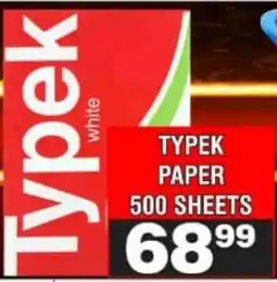Advance Cash n Carry Typek paper offer