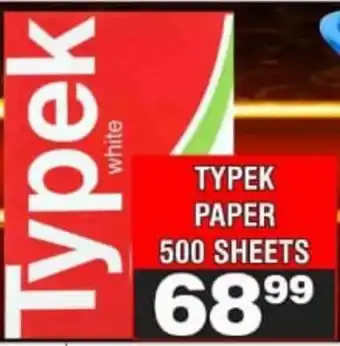Advance Cash n Carry Typek paper offer