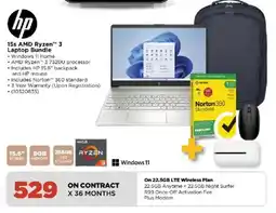 HiFi Corp Hp 15s AMD Ryzen 3 Laptop Bundle offer