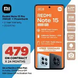 HiFi Corp Redmi Note 15 Pro 256GB + Powerbank offer