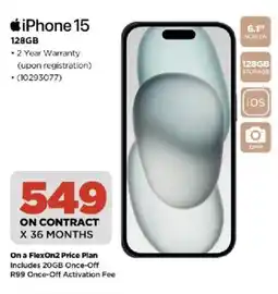 HiFi Corp iPhone 15 128GB offer