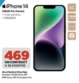 HiFi Corp iPhone 14 128GB Pre Owned offer