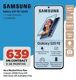 HiFi Corp Samsung Galaxy S25 FE 128GB offer