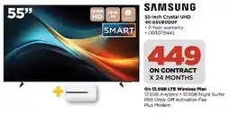 HiFi Corp Samsung 55-inch Crystal UHD 4K TV offer