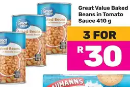 Game Great Value Baked Beans in Tomato Sauce offer