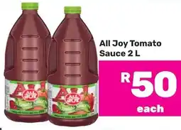 Game All Joy Tomato Sauce offer