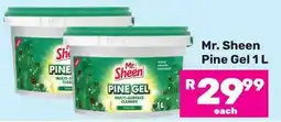 Game Mr. Sheen Pine Gel offer