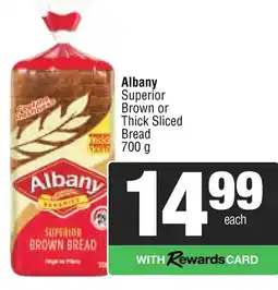 Spar Albany Superior Brown or Thick Sliced Bread offer