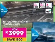 Game Samsung 43 Full HD LED Smart TV UA43F6000FKXXA 850029867 offer