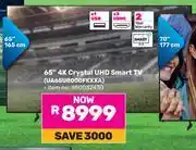 Game Samsung 65 4K Crystal UHD Smart TV UA65U8000FKXXA 850032430 offer