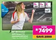 Game Samsung 55 4K Crystal UHD Smart TV UA55U8000FKXXA 850032864 offer