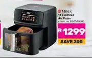 Game Milex 11L Air Duo Air Fryer 850030603 offer