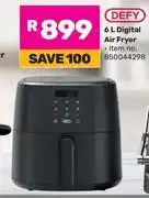 Game Defy 6L Digital Air Fryer 850044298 offer