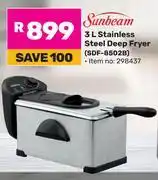 Game Sunbeam 3L Stainless Steel Deep Fryer SDF-8502B 298437 offer