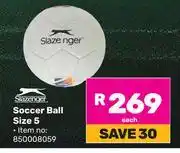 Game Slazenger Soccer Ball Size 5 850008059 offer