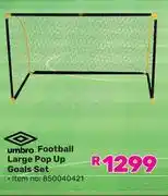 Game Umbro Football Large Pop Up Goals Set 850040421 offer