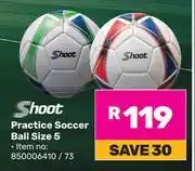 Game Shoot Practise Soccer Ball Size 5 850006410/73 offer