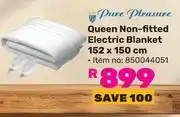 Game Pure Pleasure Queen Non Fitted Electric Blanket 152 x 150cm 850044051 offer