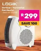 Game Logik Vertical/Horizontal Fan Heater 576700 offer