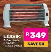 Game Logik 3 Bar Heater LGB-333 510438 offer