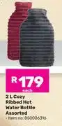 Game 2L Cozy Ribbed Hot Water Bottle 850006316 offer