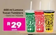 Game 600ml Lumoss Tucan Tumblers 742066 offer