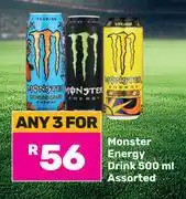 Game Monster Energy Drink Assorted-For Any 3 x 500ml offer