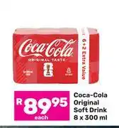 Game Coca-Cola Original Soft Drink-8 X 300ml offer