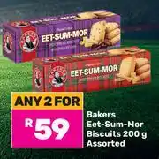 Game Bakers Eet-Sum-Mor Biscuits Assorted-For Any 2 x 200g offer