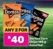 Game Doritos Corn Chips Assorted-For Any 2 x 145g offer