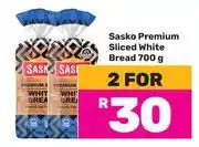 Game Sasko Premium Sliced White Bread-For 2 x 700g offer