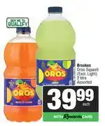 Spar Brookes Oros Squash Assorted-2L offer