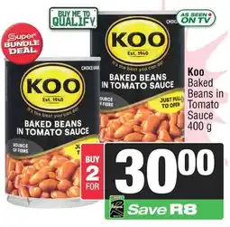 Spar Koo Baked Beans in Tomato Sauce offer
