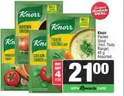 Spar Knorr Packet Soup Assorted-For 4 x 45g offer