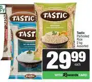 Spar Tastic Parboiled Rice Assorted-2Kg offer