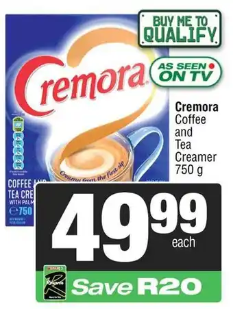 Cremora Coffee and Tea Creamer