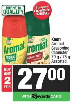 Spar Knorr Aromat Seasoning Cannister Assorted offer