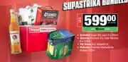 Spar Tops Heineken Lager 8x330ml+Savanna Dry Handies 6x330ml+4th Street 5L+Richelieu Brandy 750ml-For All offer