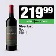 Spar Tops Meerlust Red-750ml offer