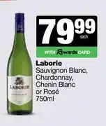 Spar Tops Laborie Sauvignon Blanc, Chardonnay, Chenin Blanc Or Rose-750ml offer