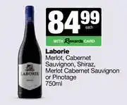 Spar Tops Laborie Merlot,Cabernet,Sauvignon,Shiraz,Merlot, Cabernet Sauvignon Or Pinotage-750ml offer