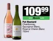 Spar Tops Fat Bastard Chardonnay Sauvignon Blanc Rose Or Chenin Blanc-750ml offer